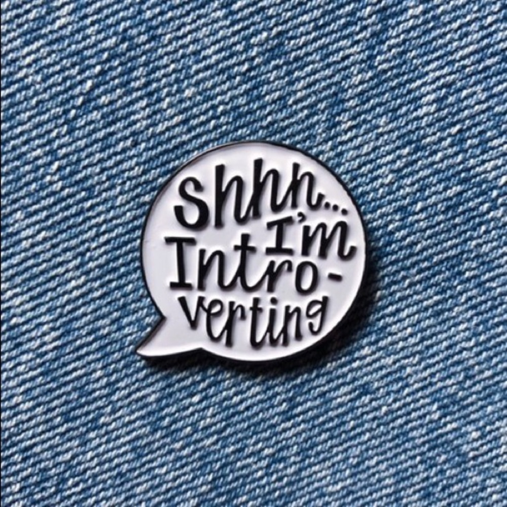 SHH IM INTROVERTING PIN